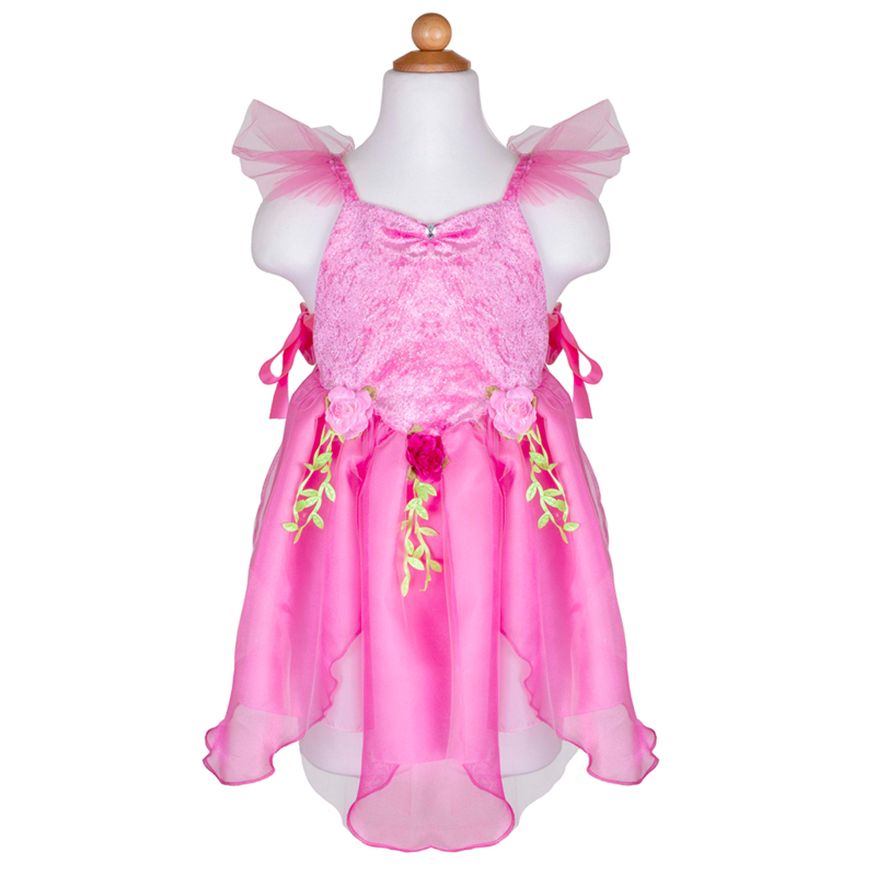 Forest Fairy Tunic Dark Pink - Size 5-6    