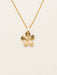 Holly Yashi Petite Plumeria Drop Necklace - Gold/Champagne    