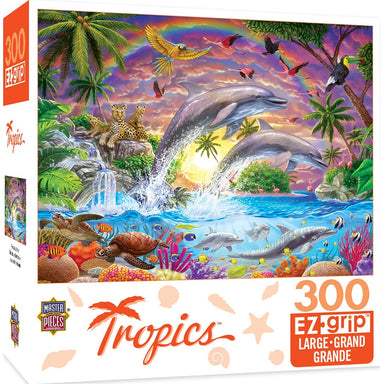 Tropics - Fantasy Isle Large Format 300 Piece Puzzle    