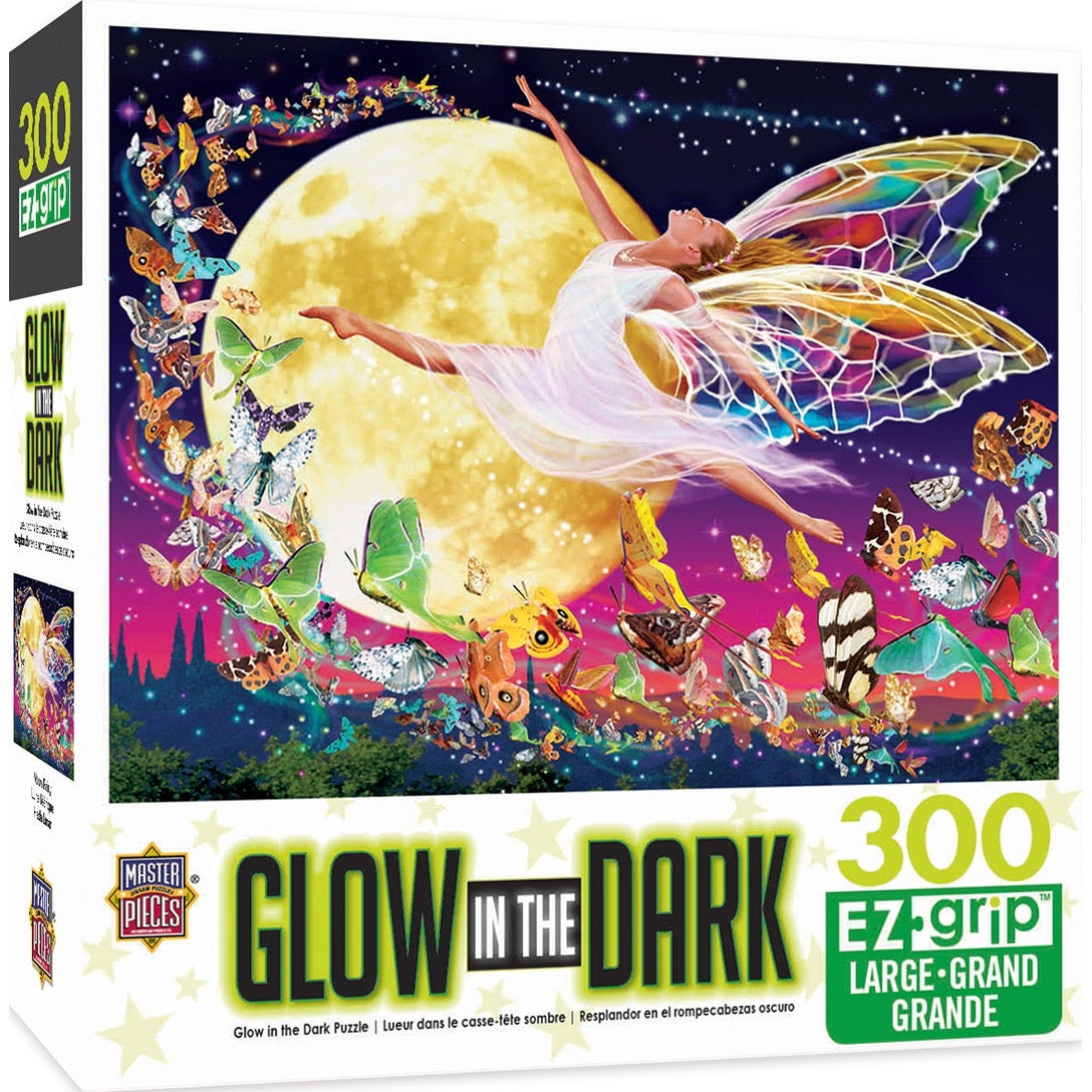 Moon Fairy Large Format 300 Piece Glow In The Dark Puzzle    