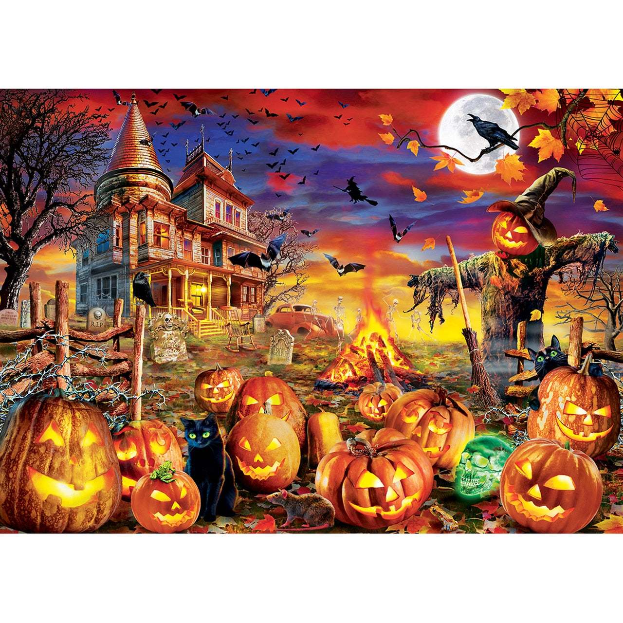 All Hallow's Eve - 500 Piece Glow In The Dark Puzzle    