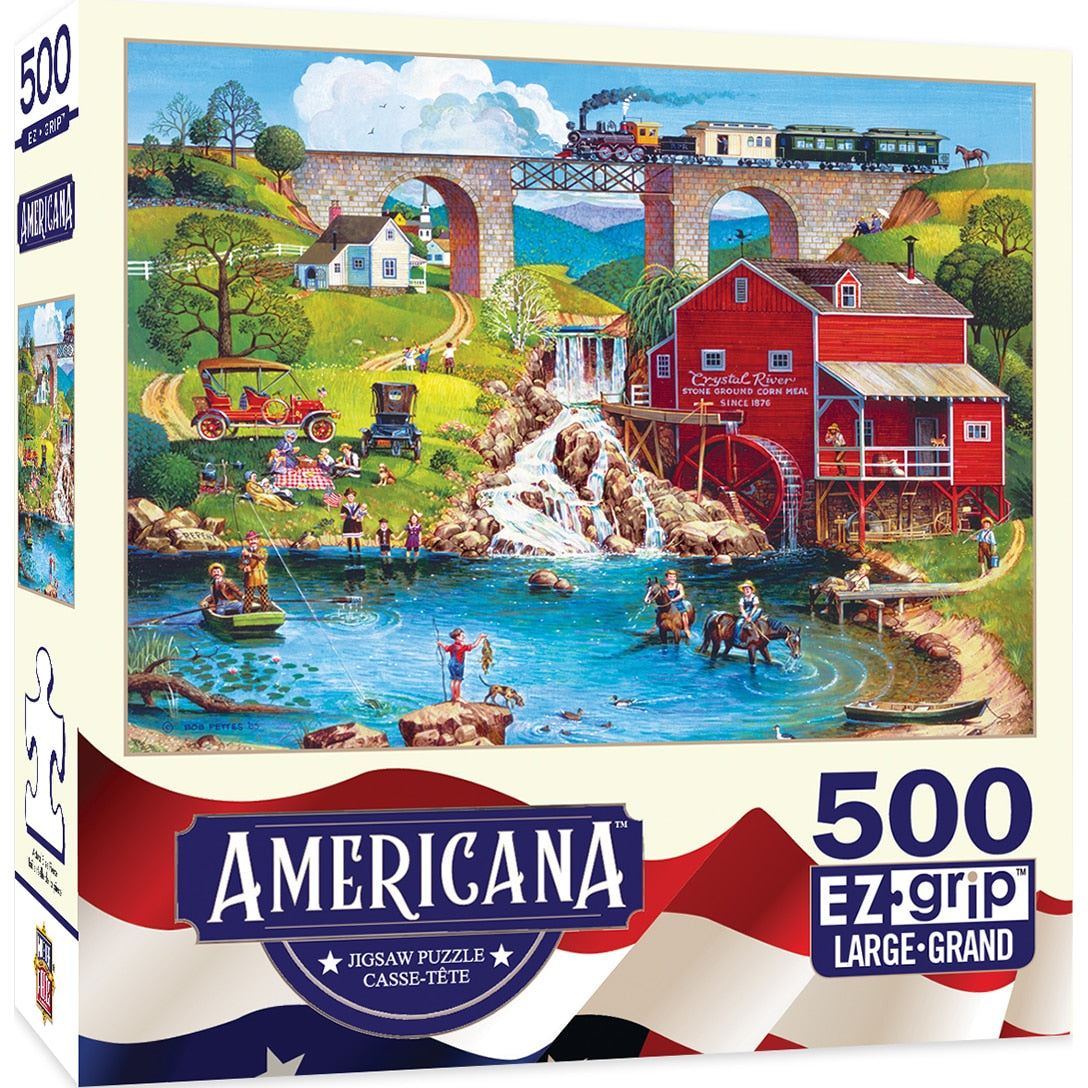 Americana - Labor Day 1909 500 Piece Large Format Puzzle — Bird in Hand