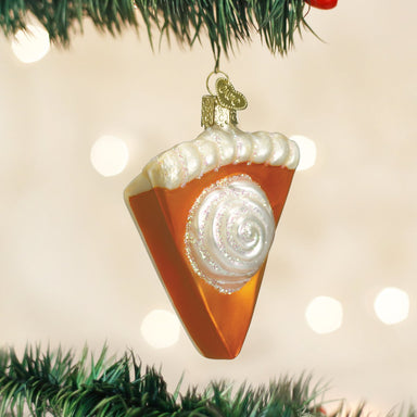 Old World Christmas - Piece of Pumpkin Pie Ornament    