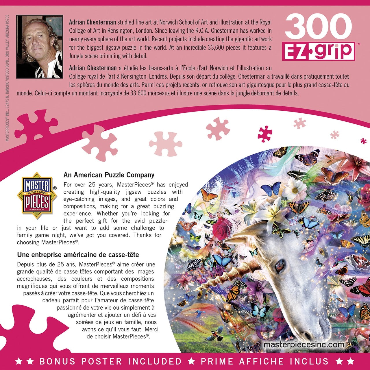 Unicorns & Butterflies 300 Piece Large Format Puzzle    