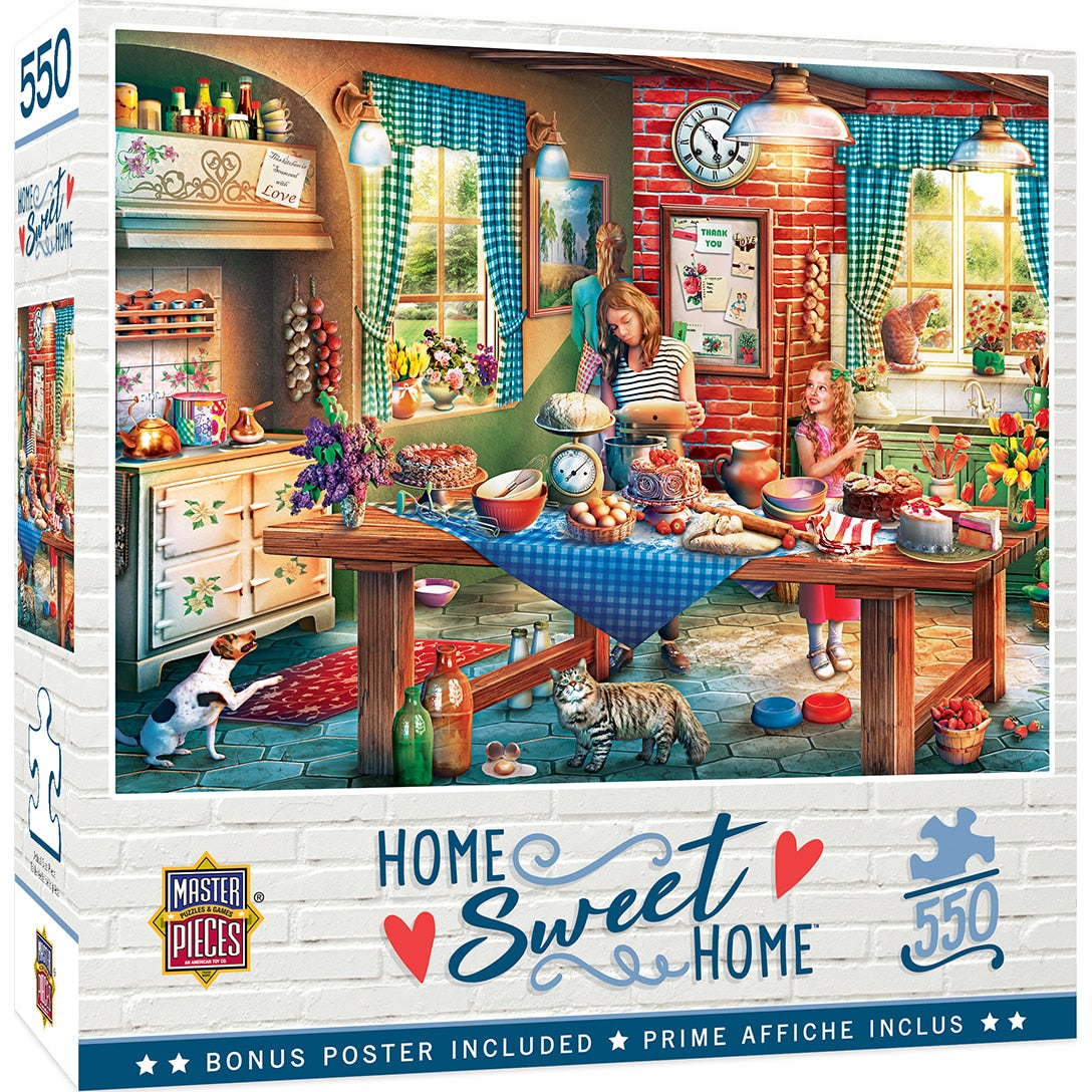 Home Sweet Home - Baking Bread 550 Piece Puzzle    