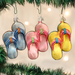 Old World Christmas - Blue Flip Flops Ornamnt    