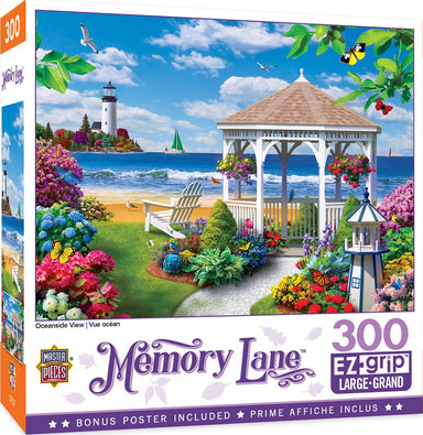 Memory Lane - Oceanside View 300 Piece Large Format Puzzle    