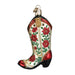 Old World Christmas Christmas Cowgirl Boot Ornament    