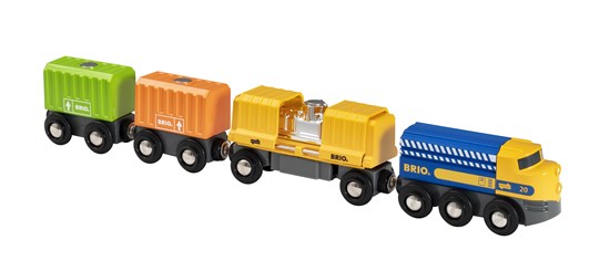 Brio - Three Wagon Cargo Train    
