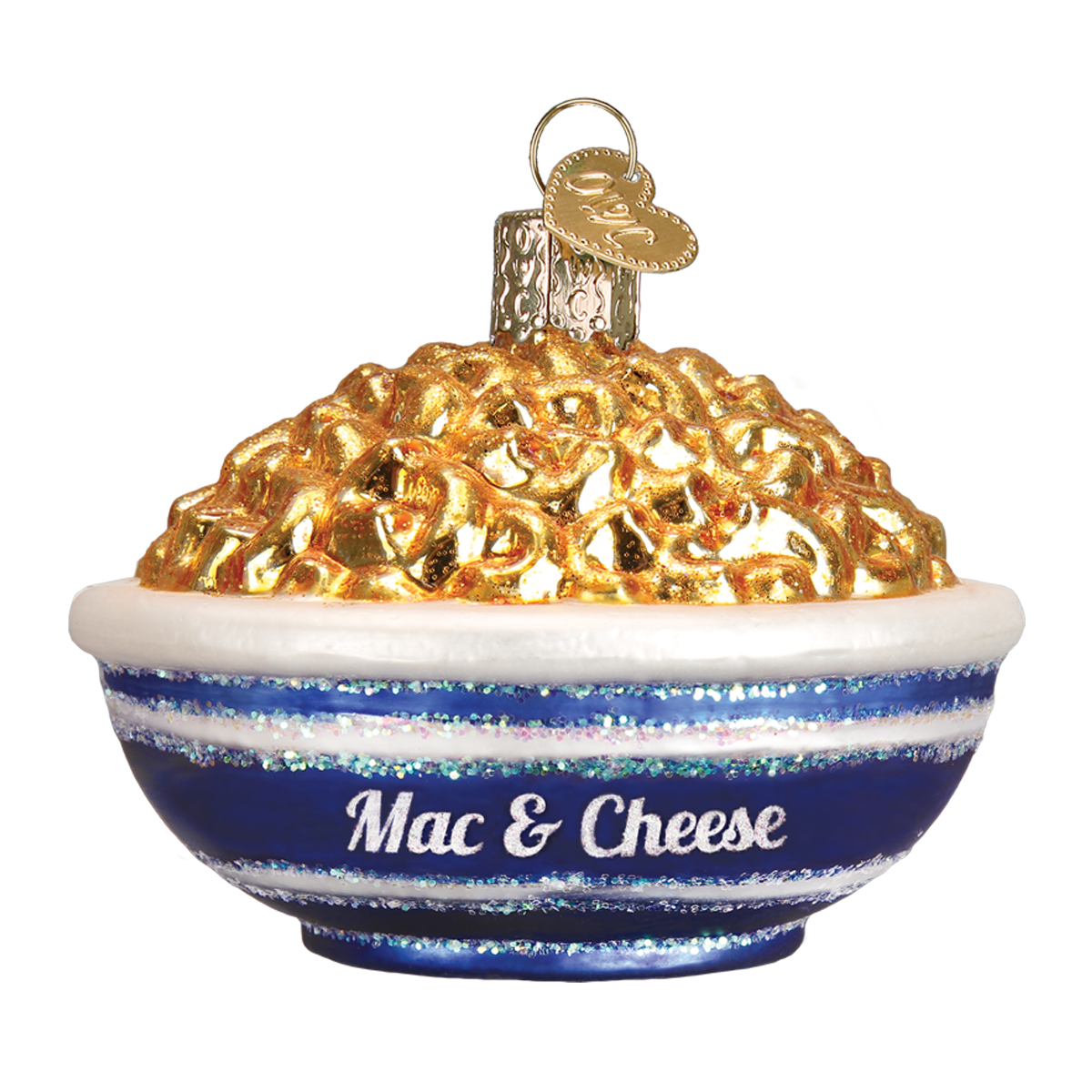 Old World Christmas Bowl Of Mac & Cheese Ornament    