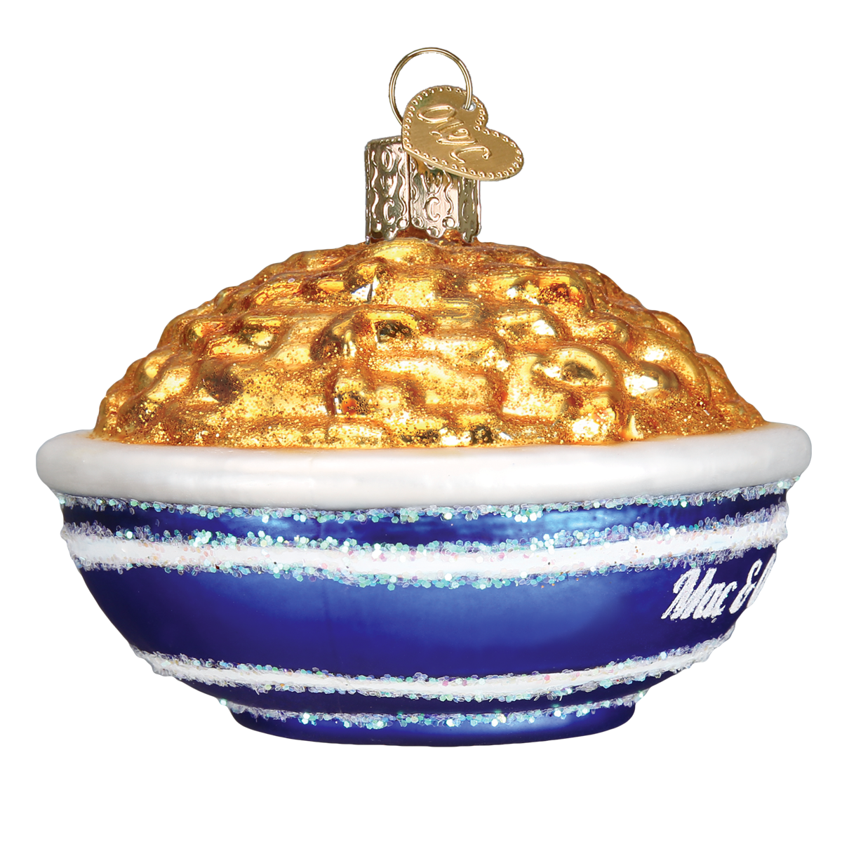 Old World Christmas Bowl Of Mac & Cheese Ornament    