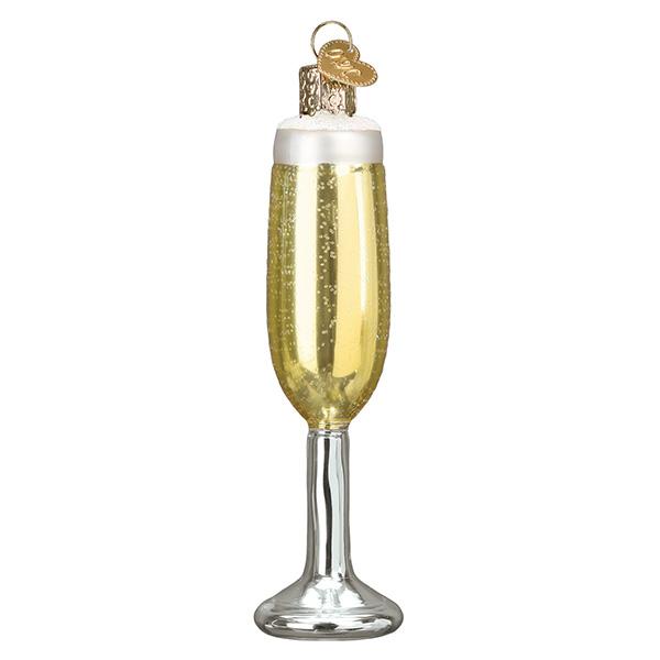 Old World Christmas - Champagne Flute Ornament    