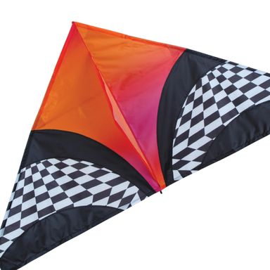 Orange Op-Art - 56 Inch Delta Kite    
