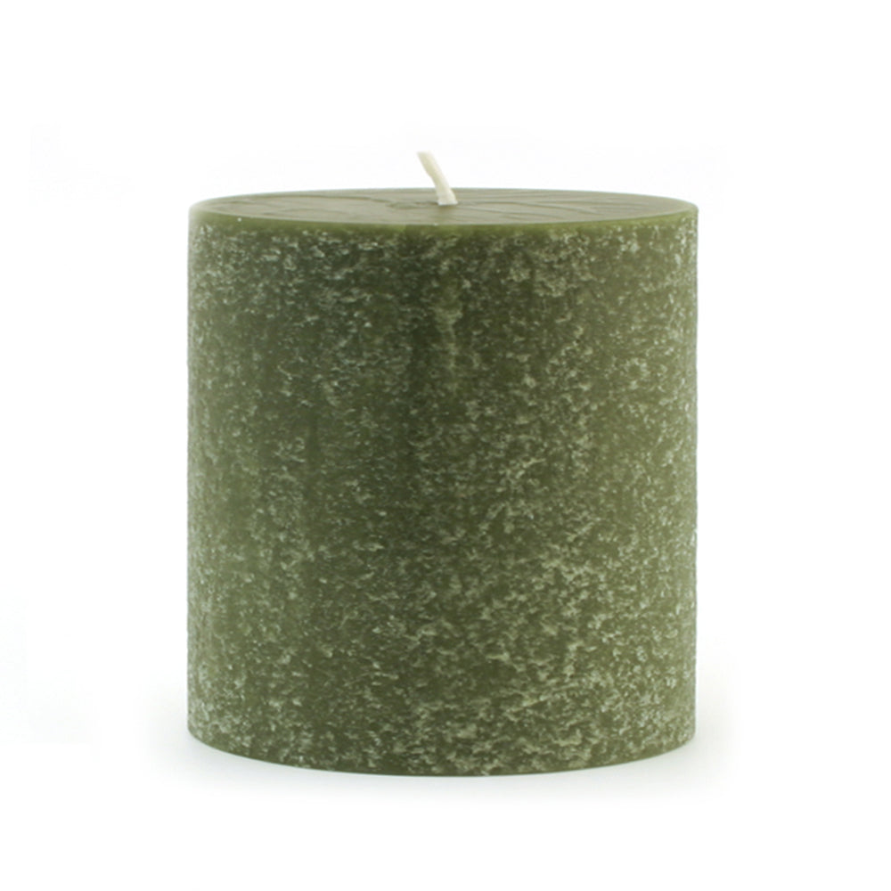 Timberline Pillar Candle - 3"x3" Dark Olive    