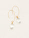 Holly Yashi Petite North Star Open Hoop Earrings - Clear    