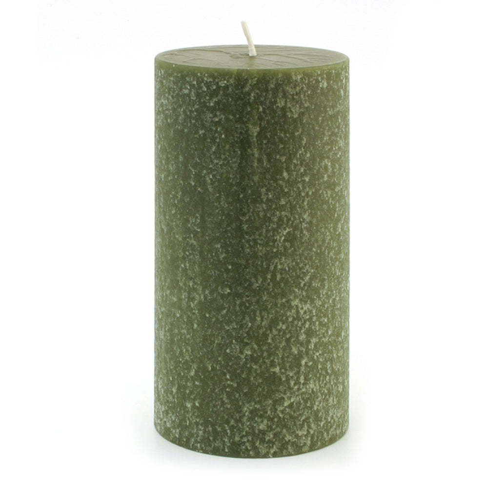 Timberline Pillar Candle - 3"x6" Dark Olive    