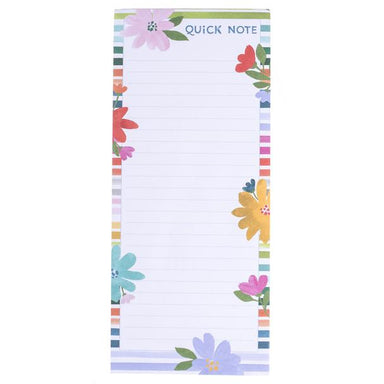 Bright Floral Quick Note - Magnetic Notepad    