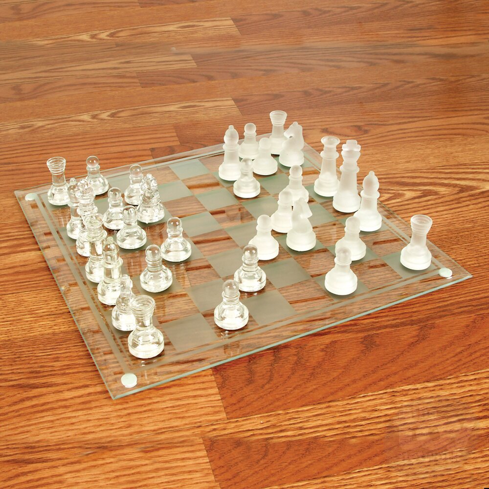 Glass Grandmaster Chess Set    