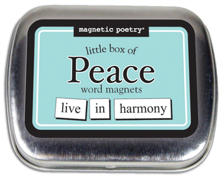 Magnetic Poetry - Little Box of Peace    
