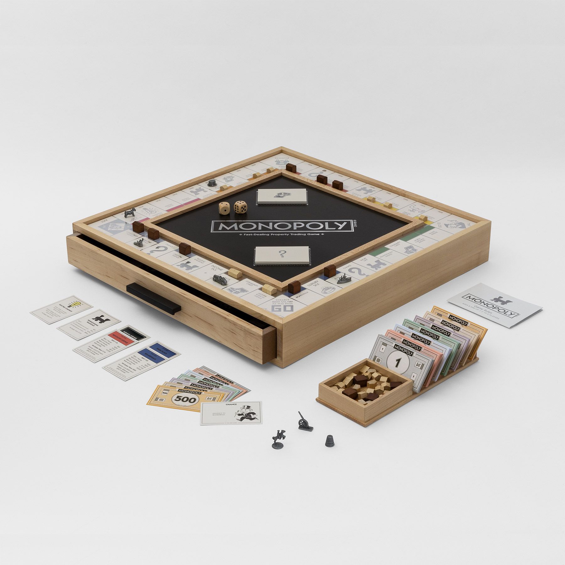 Luxe Edition Solid Maple Monopoly    
