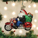 Old World Christmas - Biker Santa Ornament    