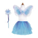 Blue Fancy Flutter Skirt With Wings And Wand - Size 4-7    
