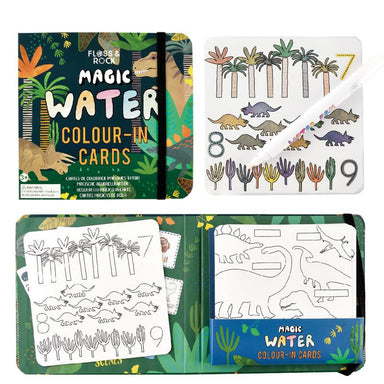 Magic Water Color-In Cards - Dinosaurs    