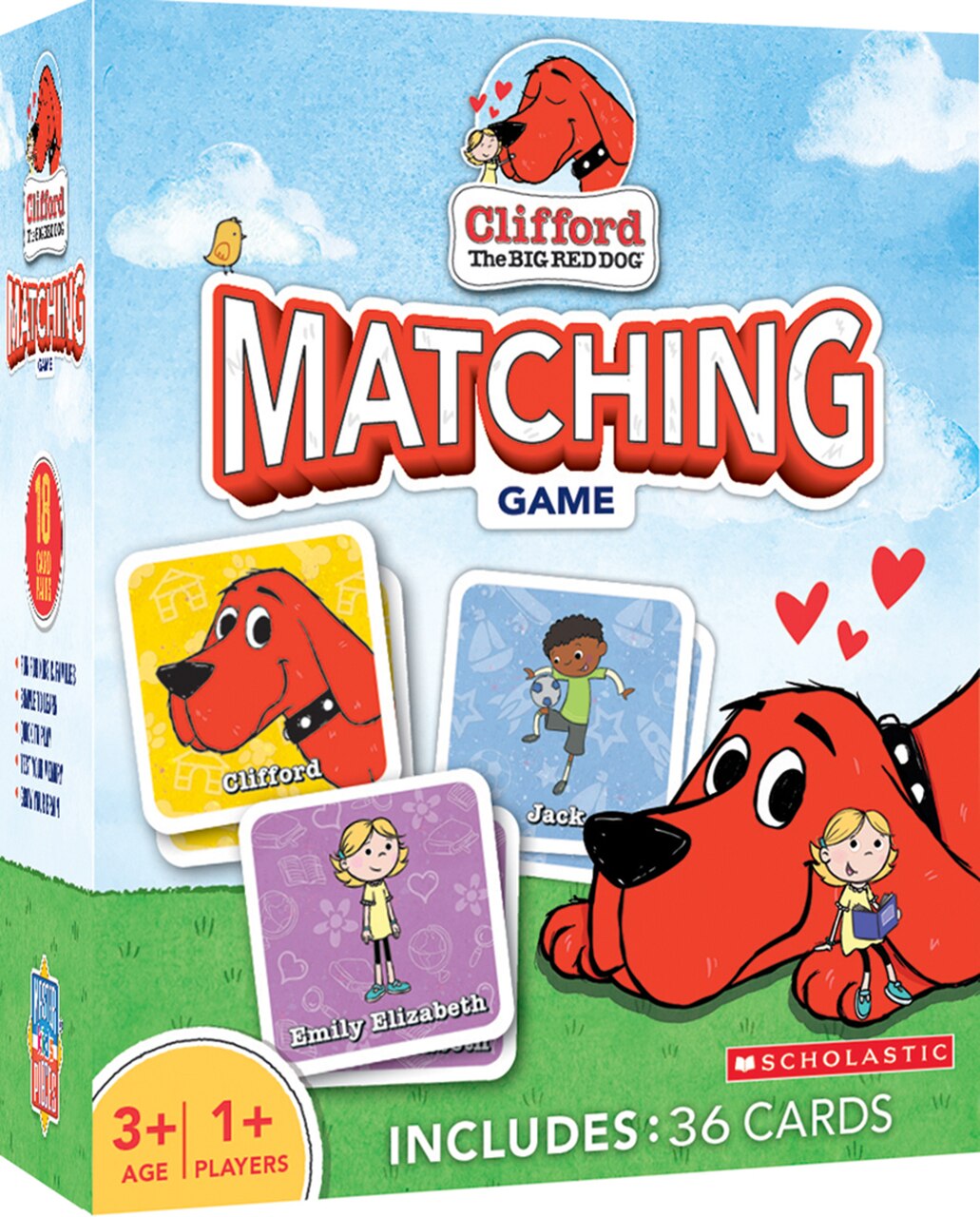 Clifford The Big Red Dog Matching Game    