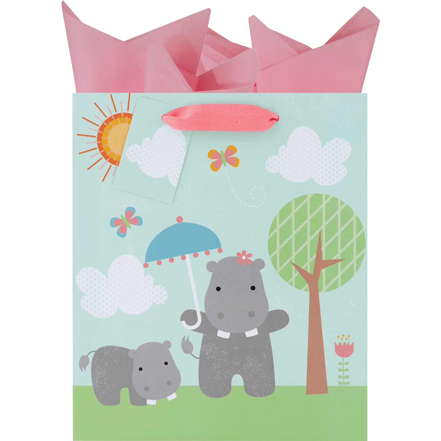 Happy Hippos - Medium Gift Bag    