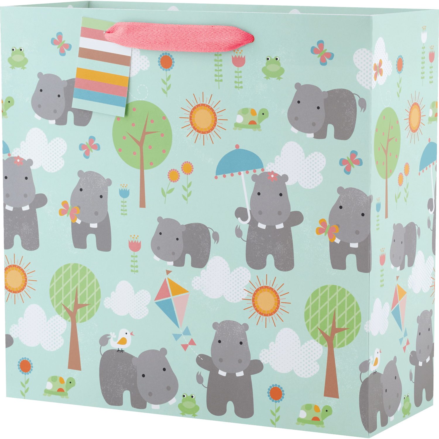 Happy Hippos - Large Gift Bag    