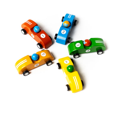 Pull Back Race Cars - Red, Orange, Yellow, Green, or Blue    