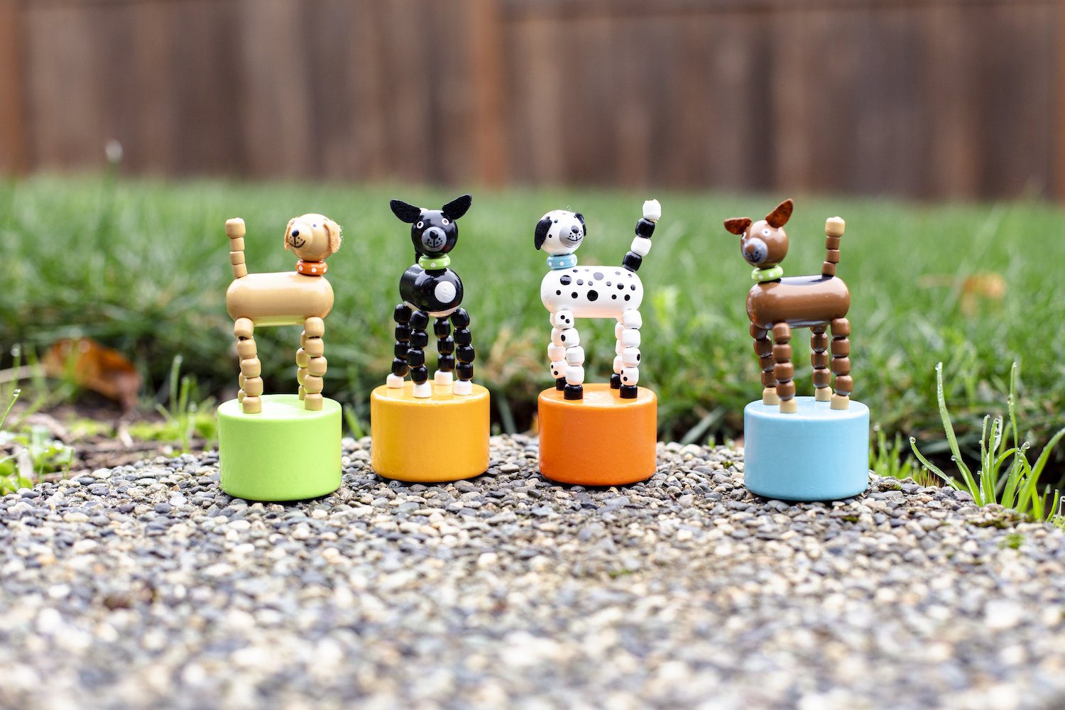 Dog Push Puppet - Assorted Colors    