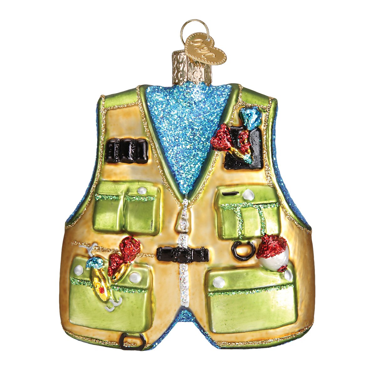 Old World Christmas - Fishing Vest    