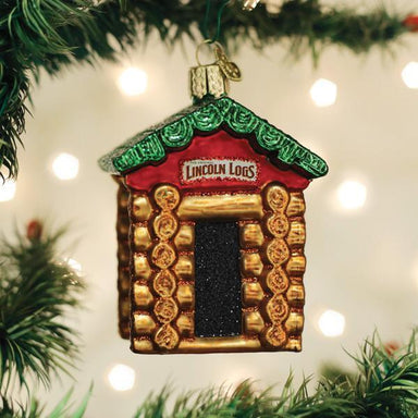 Old World Christmas - Lincoln Logs Ornament    