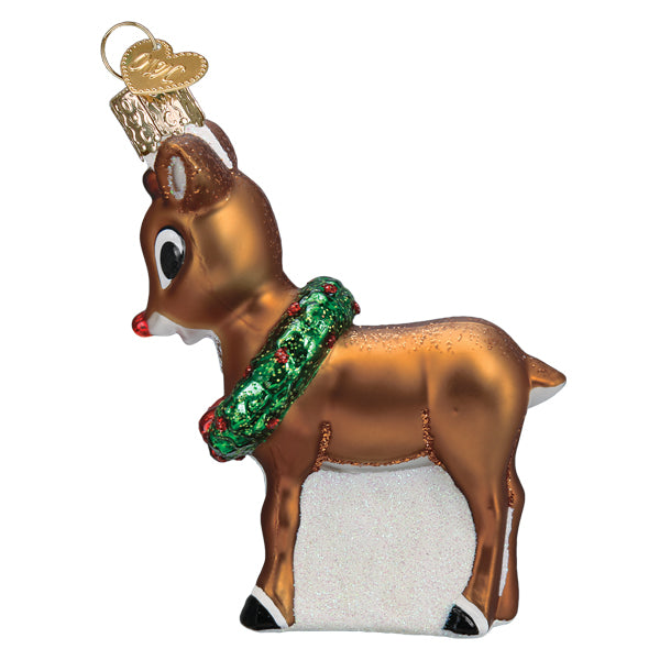 Old World Christmas Rudolph The Red Nosed Reindeer Ornament    