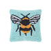 Turquoise Bee - 8"x8" Pillow    