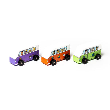 Love Bus Mini Roller - Green, Orange or Purple    