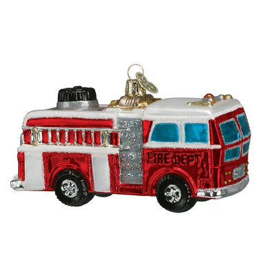 Old World Christmas Fire Truck Ornament    