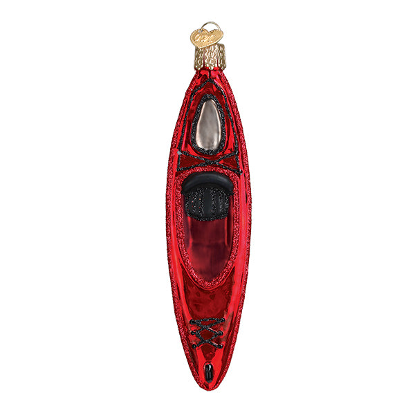 Old World Christmas Red Kayak Ornament    