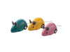 Pull Back Moving Mouse - Pink, Blue or Yellow    