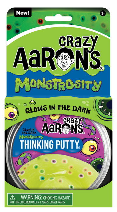 Crazy Aaron's Monstrocity - Glow In The Dark Thinking Putty    