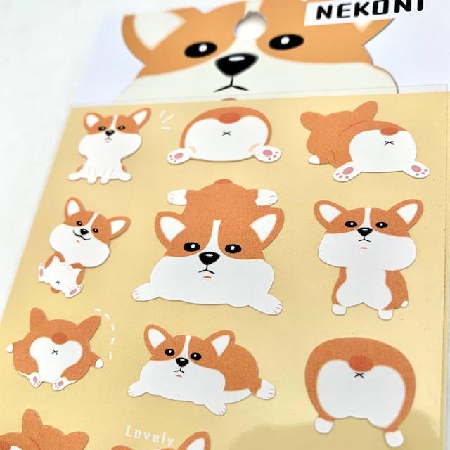 Corgi Dogs - Nekoni Stickers    