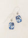 Holly Yashi Evergreen Leaf Earrings - Blue/Silver    