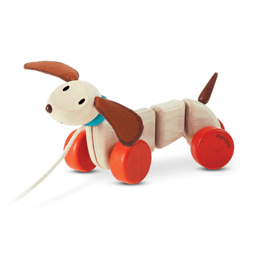 Plan Toys Happy Puppy Pull Along    