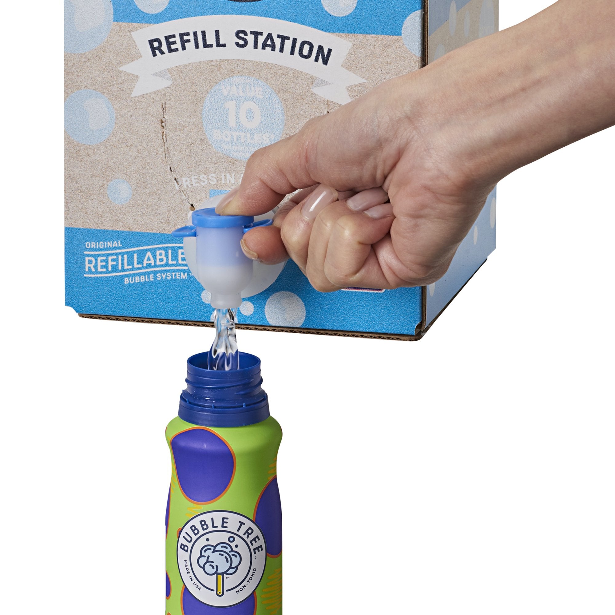 2 Bottles and 1L Refill - Bubble Tree Refillable Bubble System    