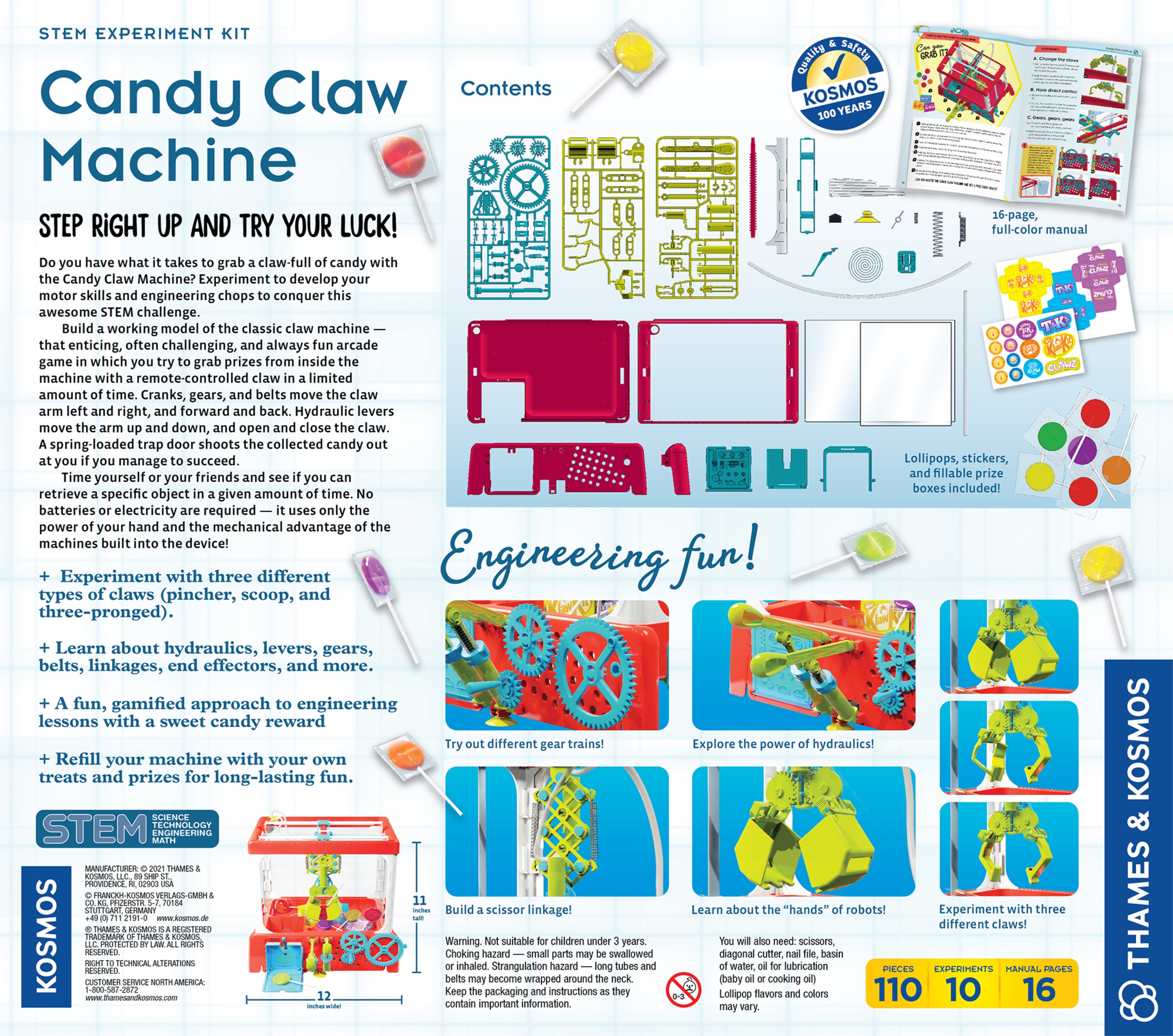 Candy Claw Machine - Arcade Game Maker Lab    