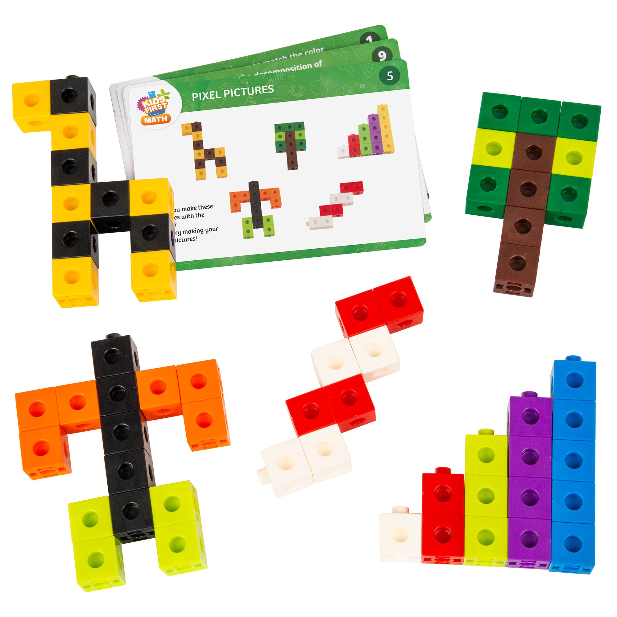 Linking Cubes Math Kit With Activity Cards    