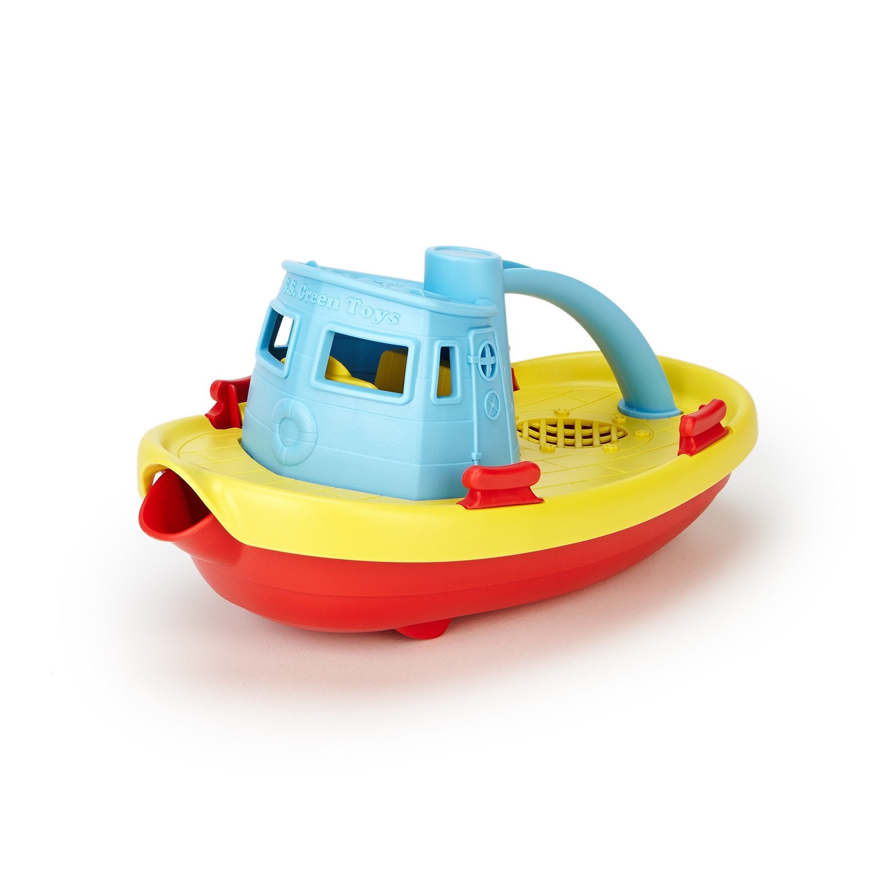 Green Toys Tugboat - Blue Cabin    