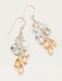 Holly Yashi Lorelei Cluster Earrings - Champagne    