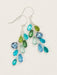 Holly Yashi Lorelei Cluster Earrings - Aqua    
